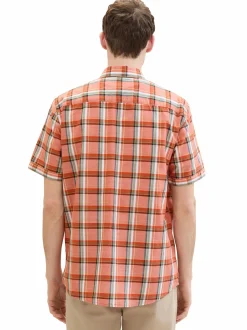 Herren Karohemd mit kurzem Arm