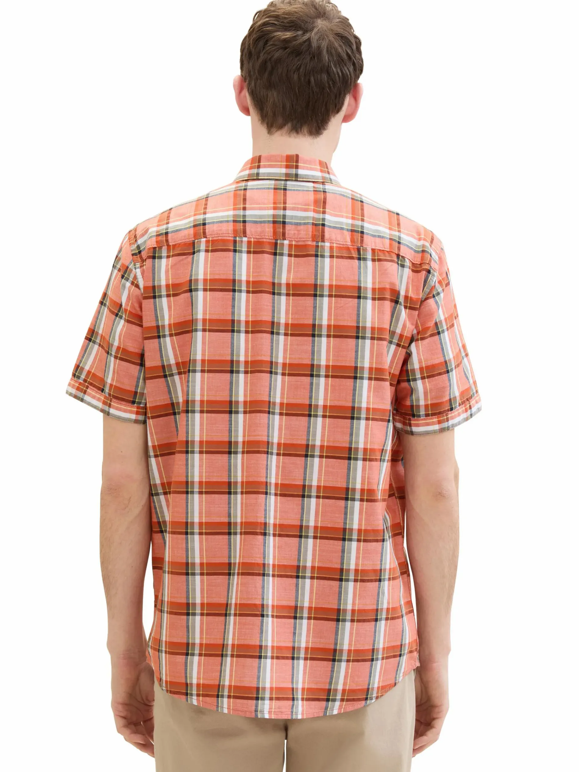 Herren Karohemd mit kurzem Arm