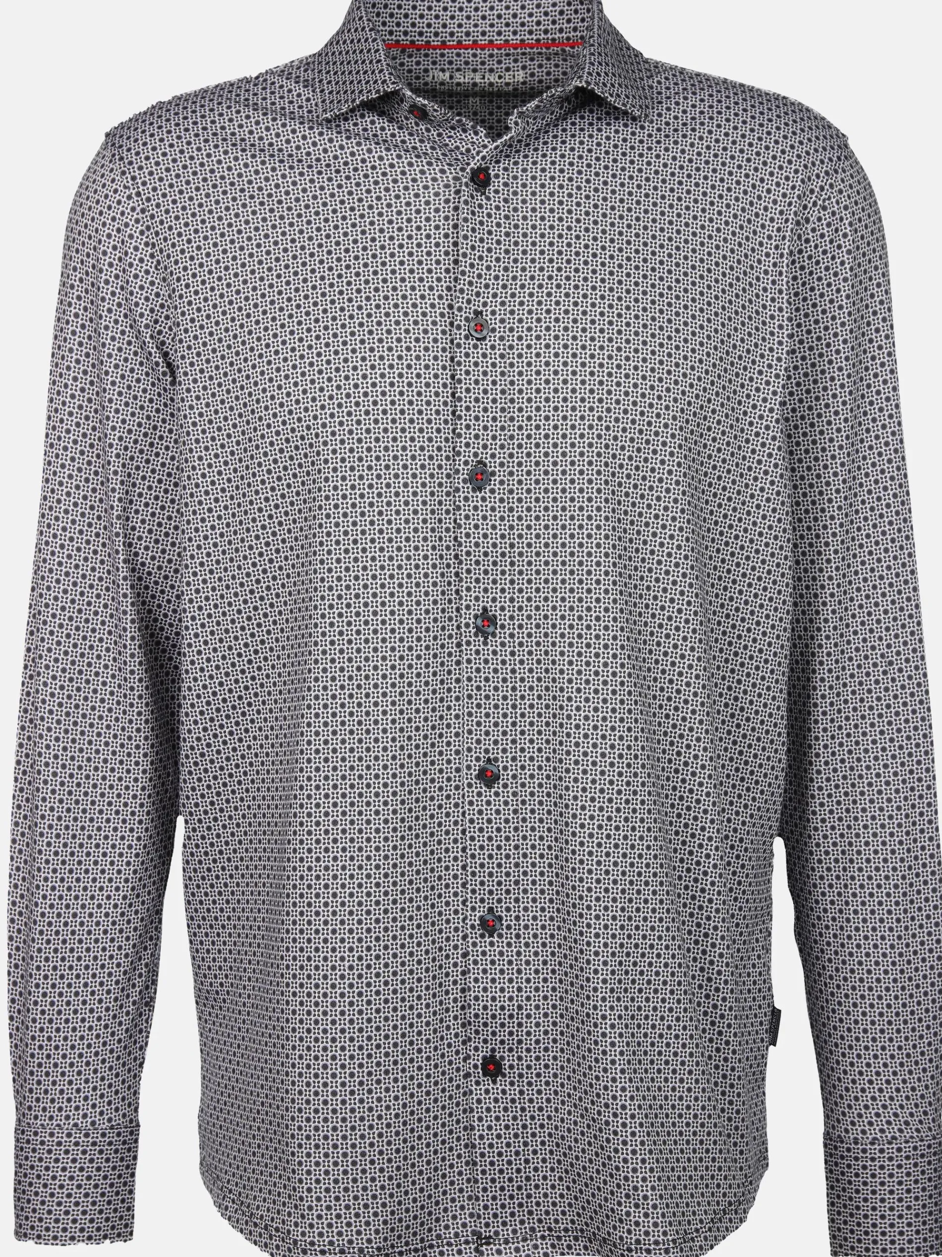 Herren Langarm Jerseyhemd