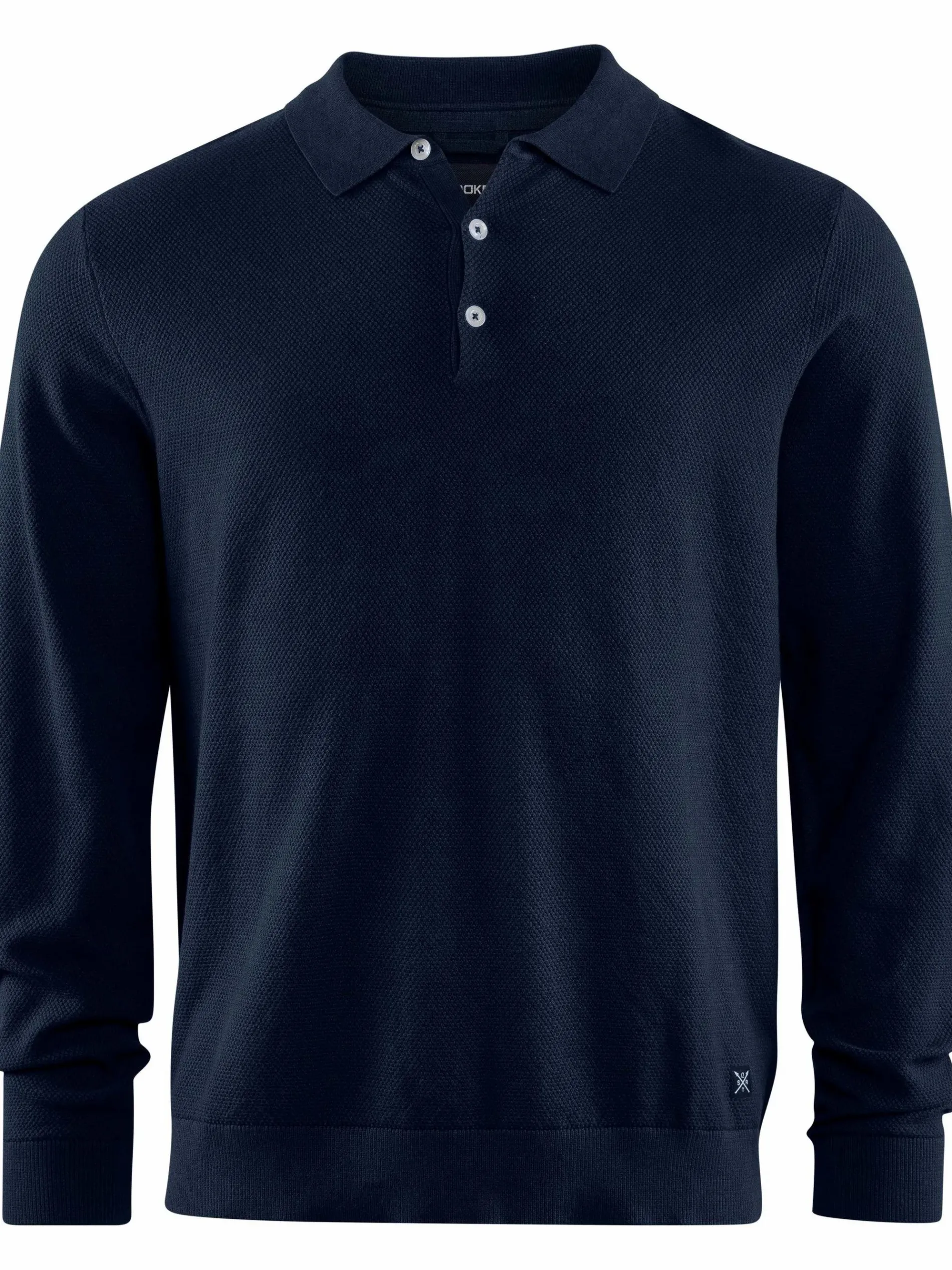Herren langarm Poloshirt