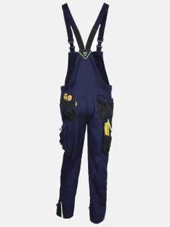 Herren Latz-Arbeitshose mit Neondetails