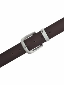 Herren Ledergürtel mit Logo