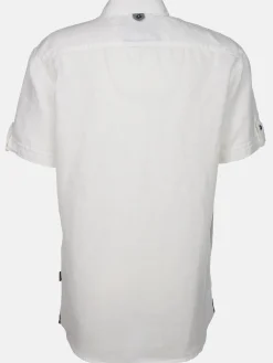 Herren Leinenhemd mit Brusttasche