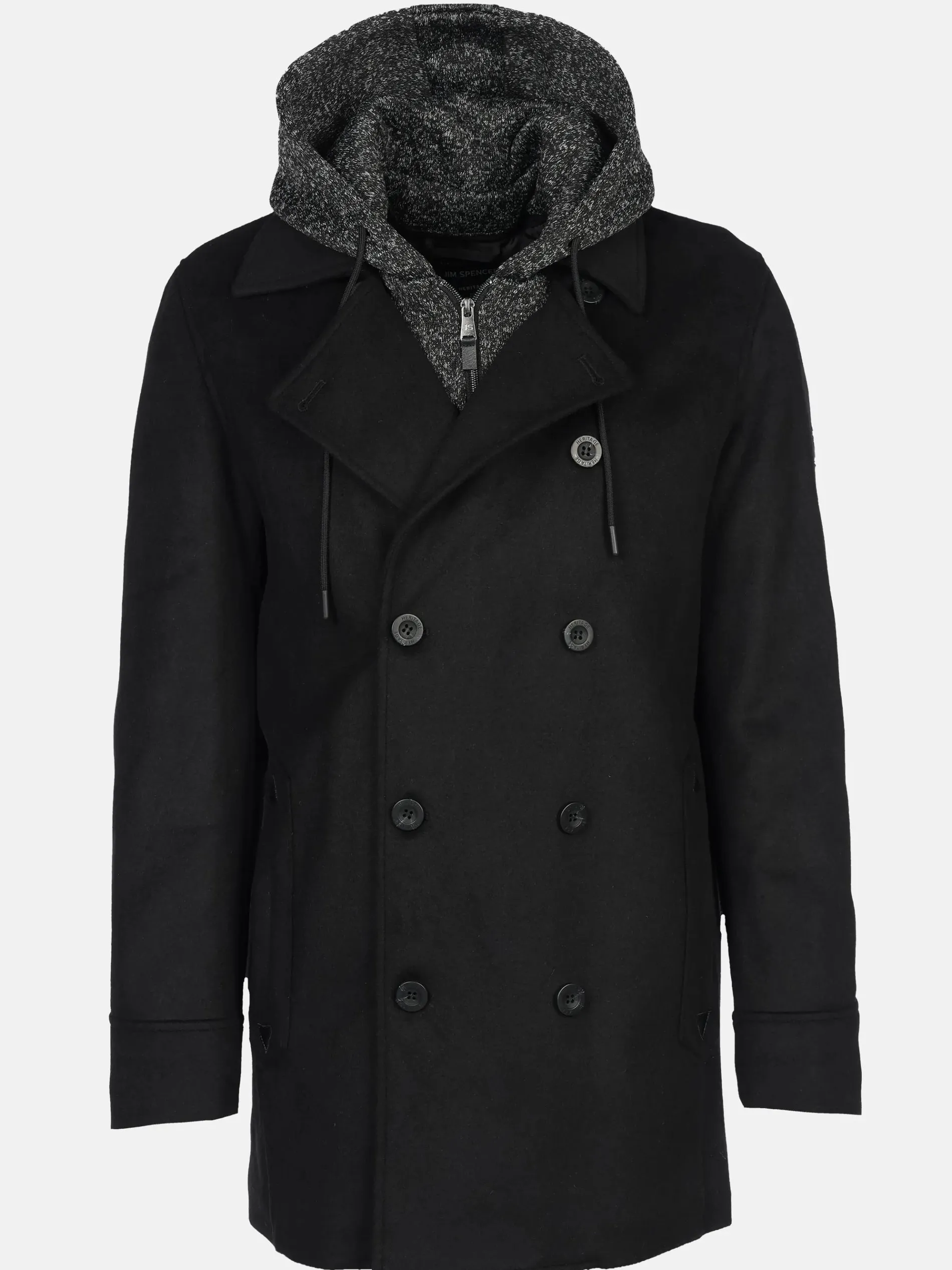 Herren Mantel im 2in1 Look