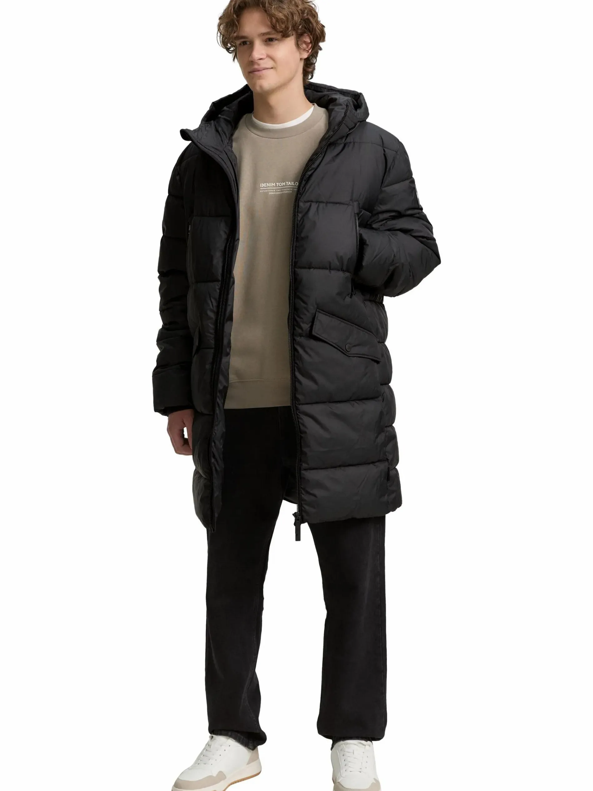 Herren Parka mit Kapuze