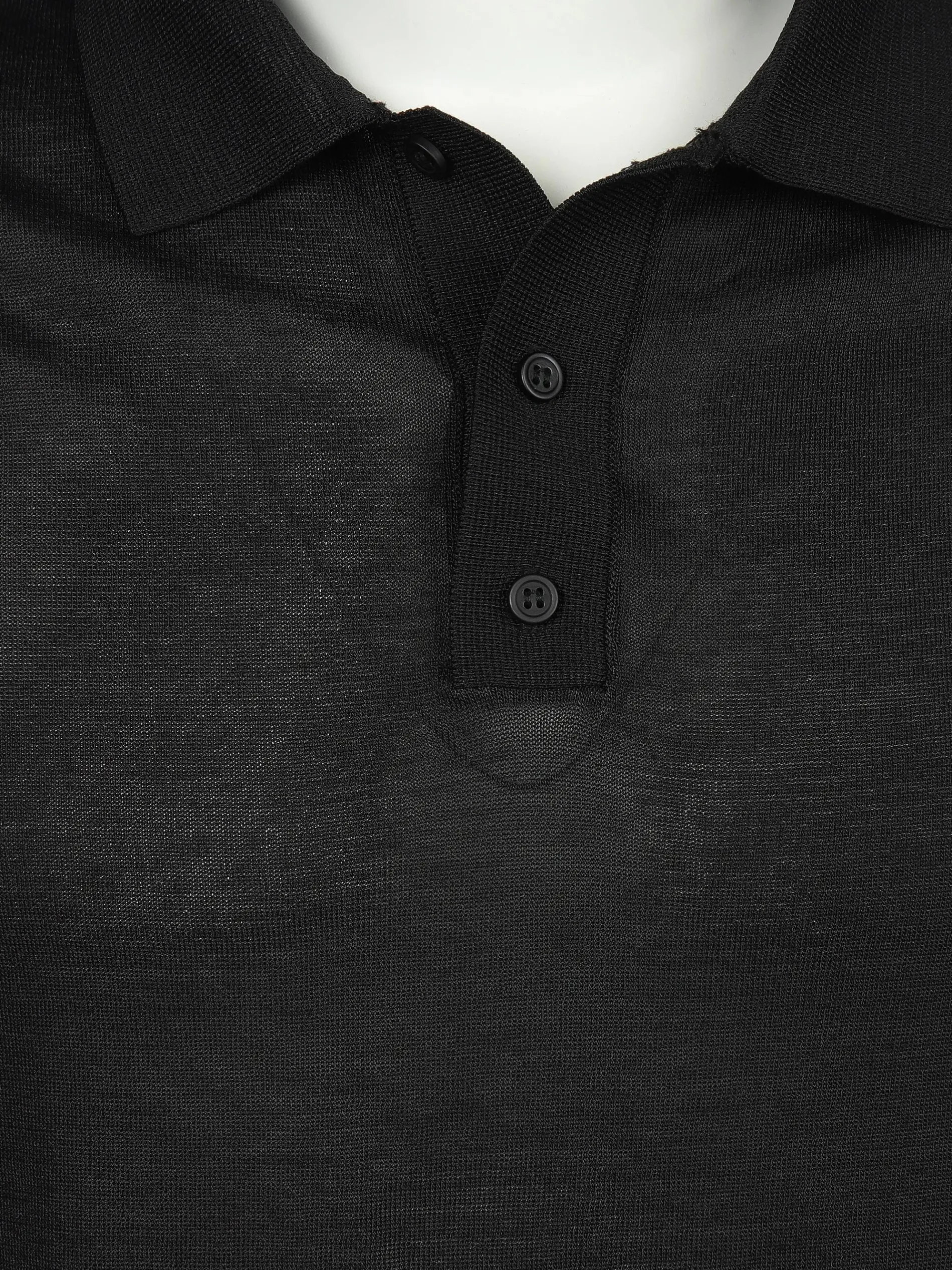 Herren Poloshirt aus feinem Strick