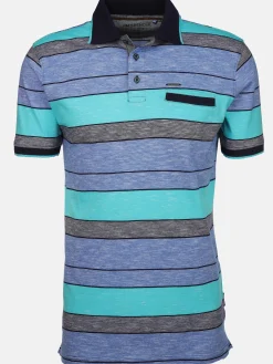 Herren Poloshirt im Streifenlook