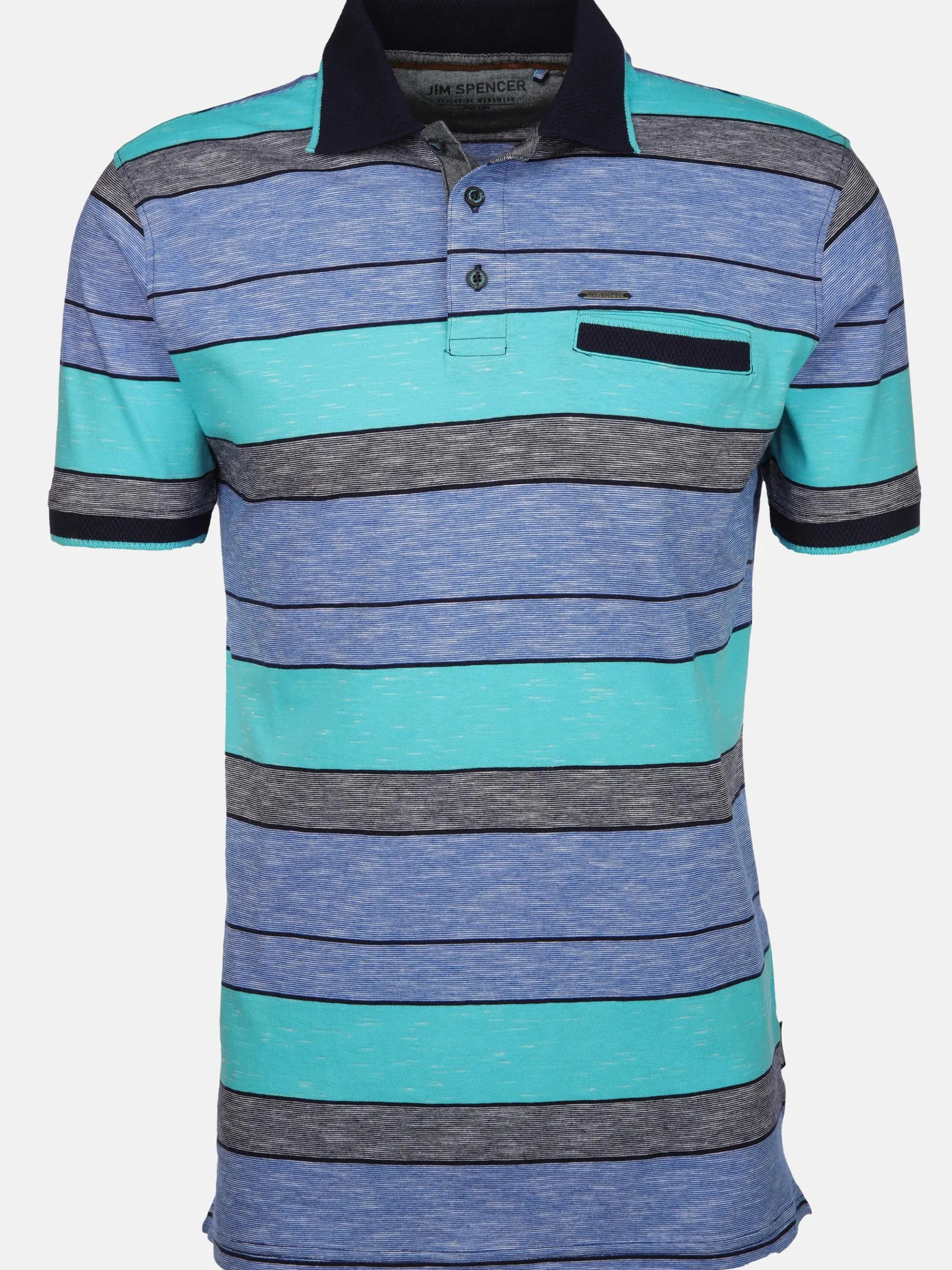 Herren Poloshirt im Streifenlook