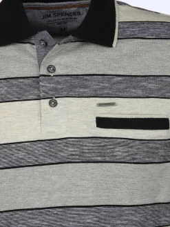 Herren Poloshirt im Streifenlook