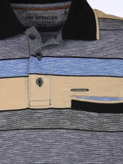 Herren Poloshirt im Streifenlook