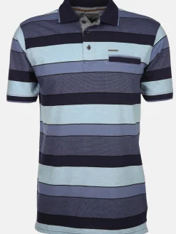 Herren Poloshirt im Streifenlook