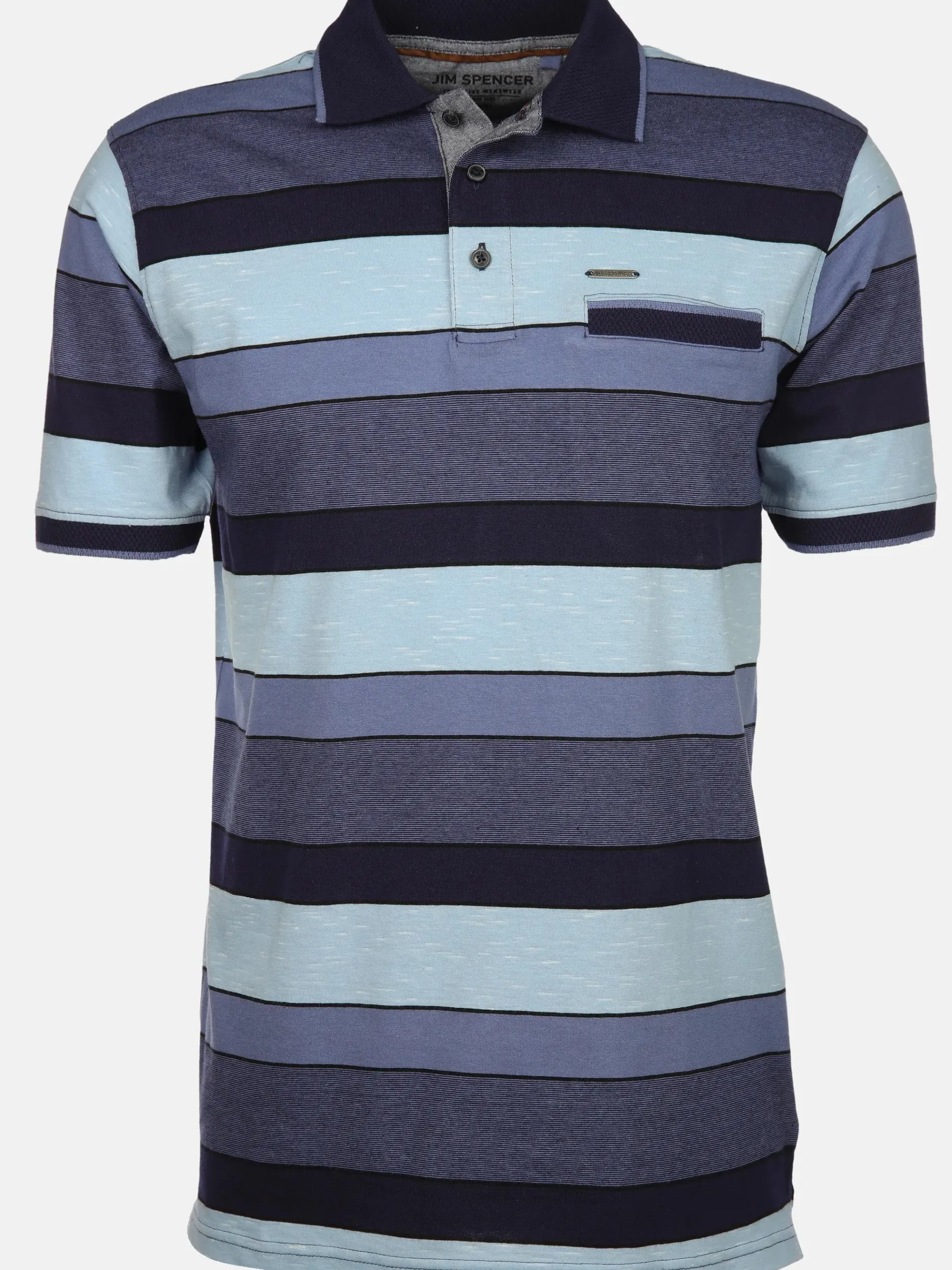 Herren Poloshirt im Streifenlook