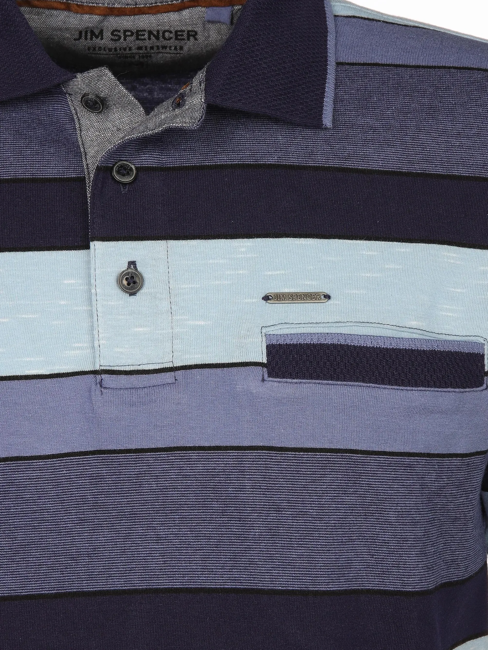 Herren Poloshirt im Streifenlook