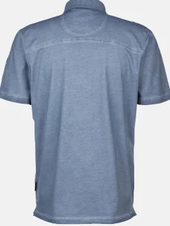 Herren Poloshirt im Used Look