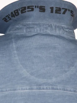 Herren Poloshirt im Used Look