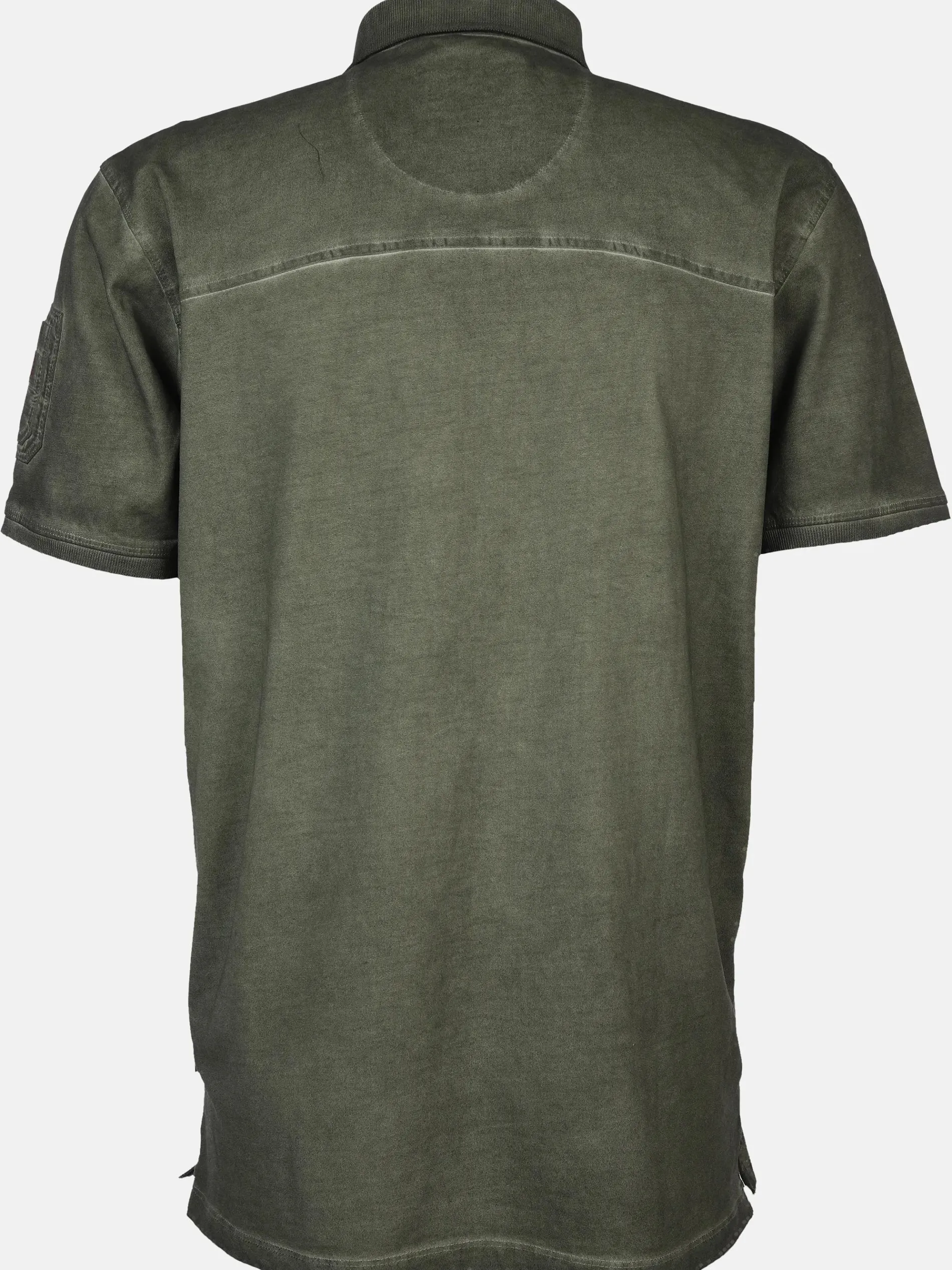 Herren Poloshirt im Used Look