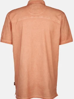 Herren Poloshirt im Used Look