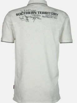 Herren Poloshirt im Used Look