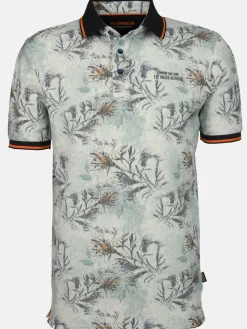 Herren Poloshirt mit Alloverprint