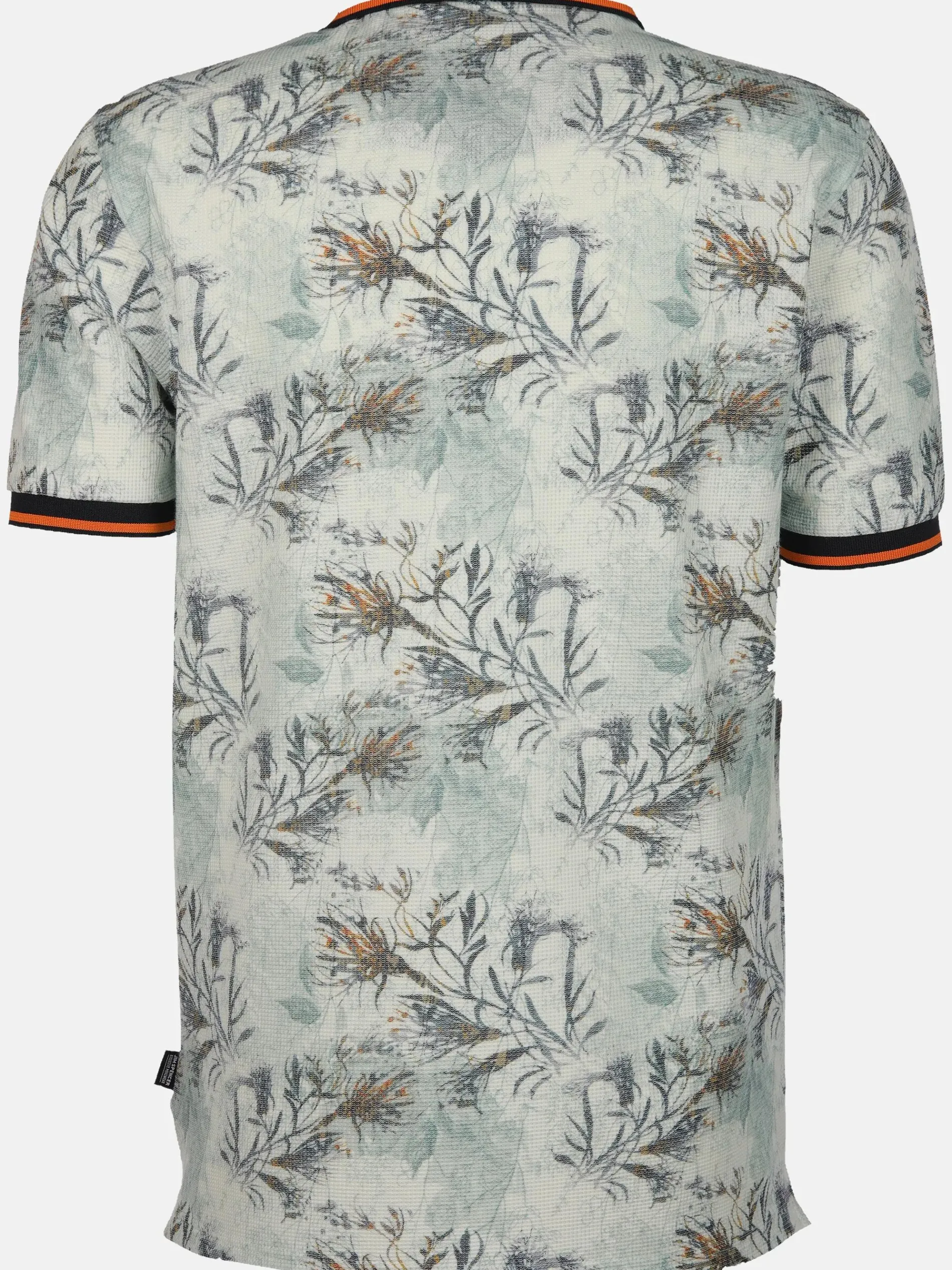 Herren Poloshirt mit Alloverprint