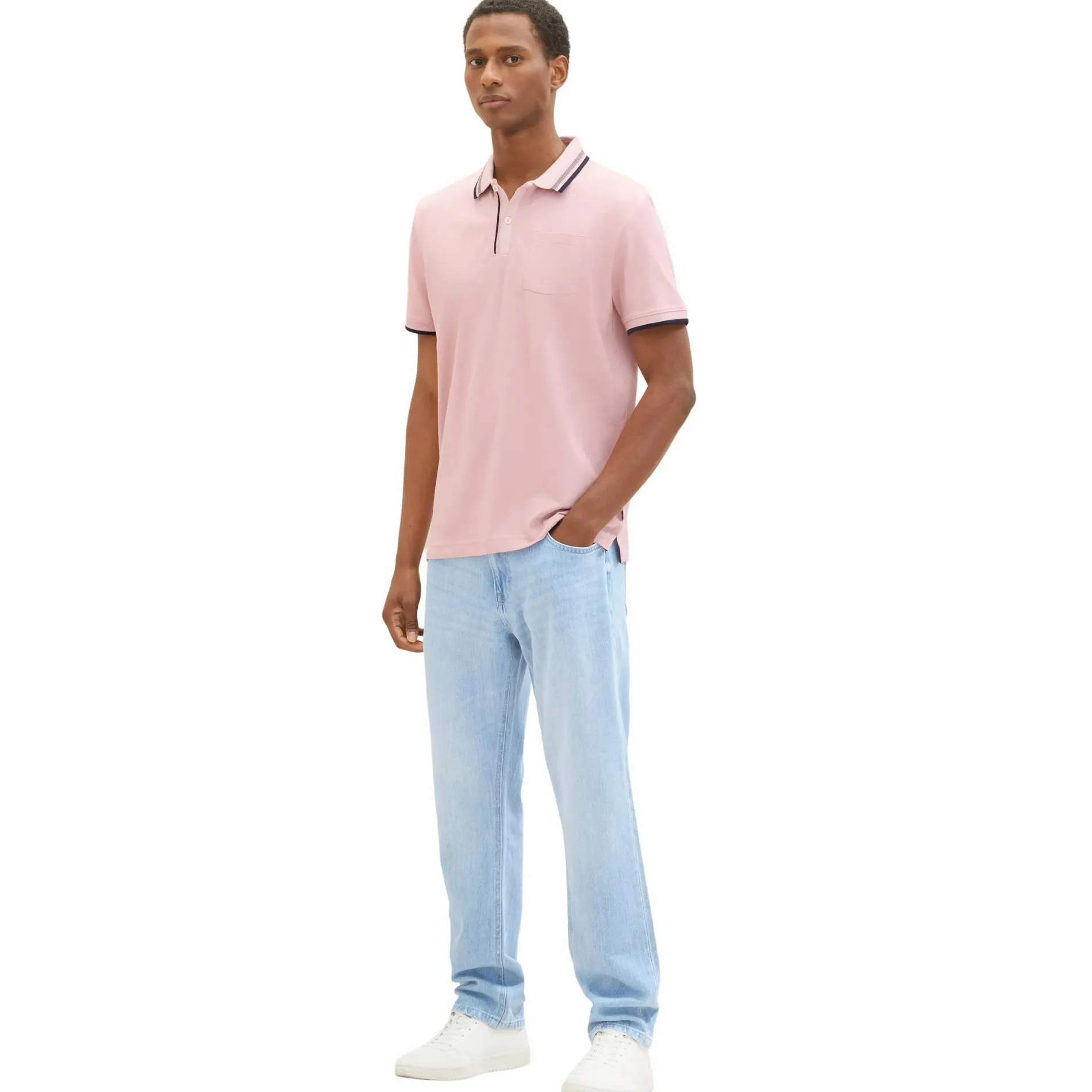 Herren Poloshirt mit Brusttasche