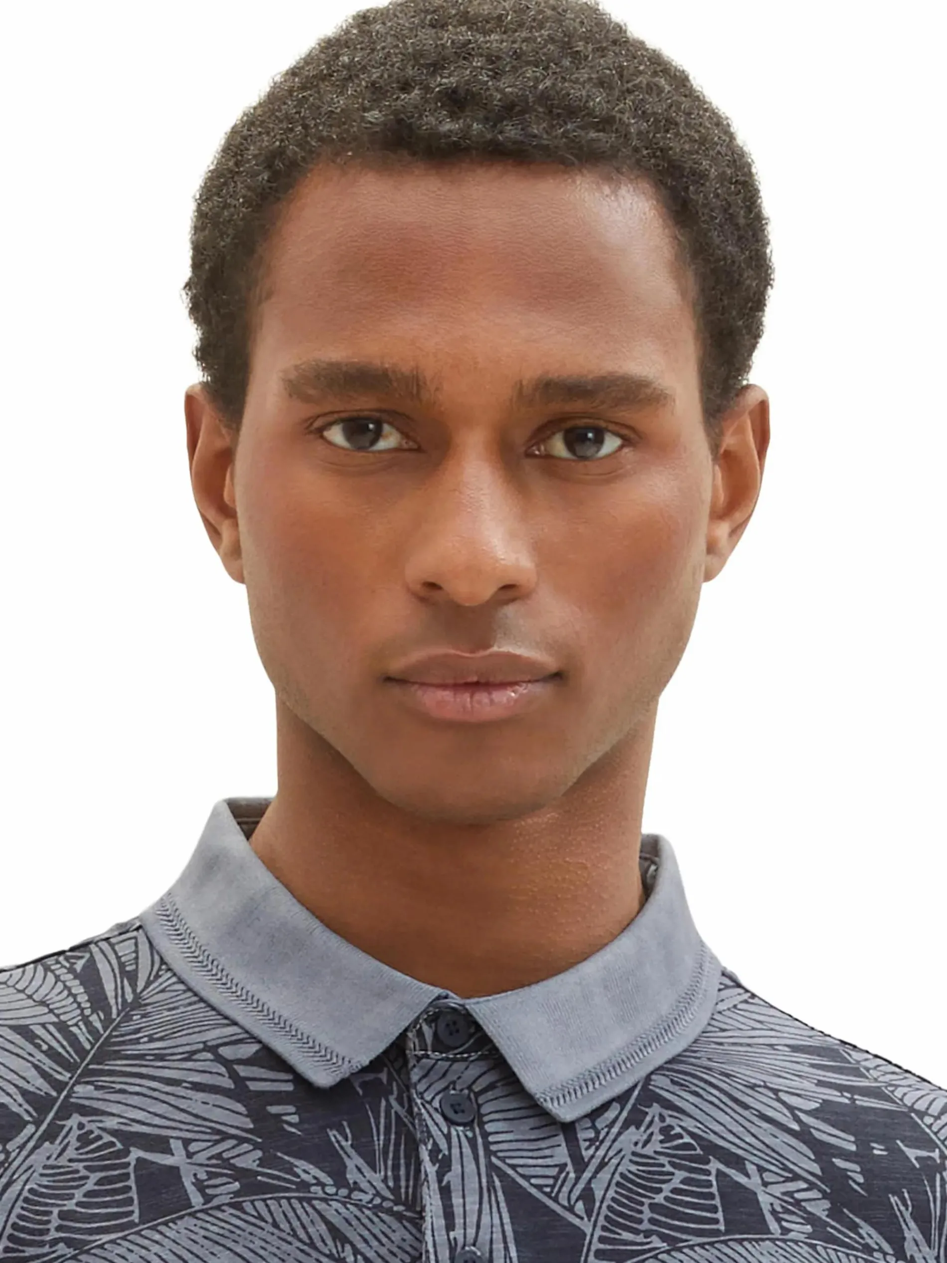 Herren Poloshirt mit Jungle Print