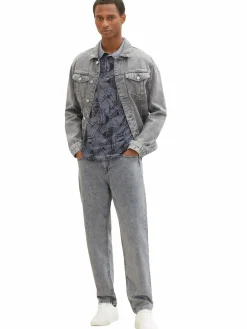 Herren Poloshirt mit Jungle Print