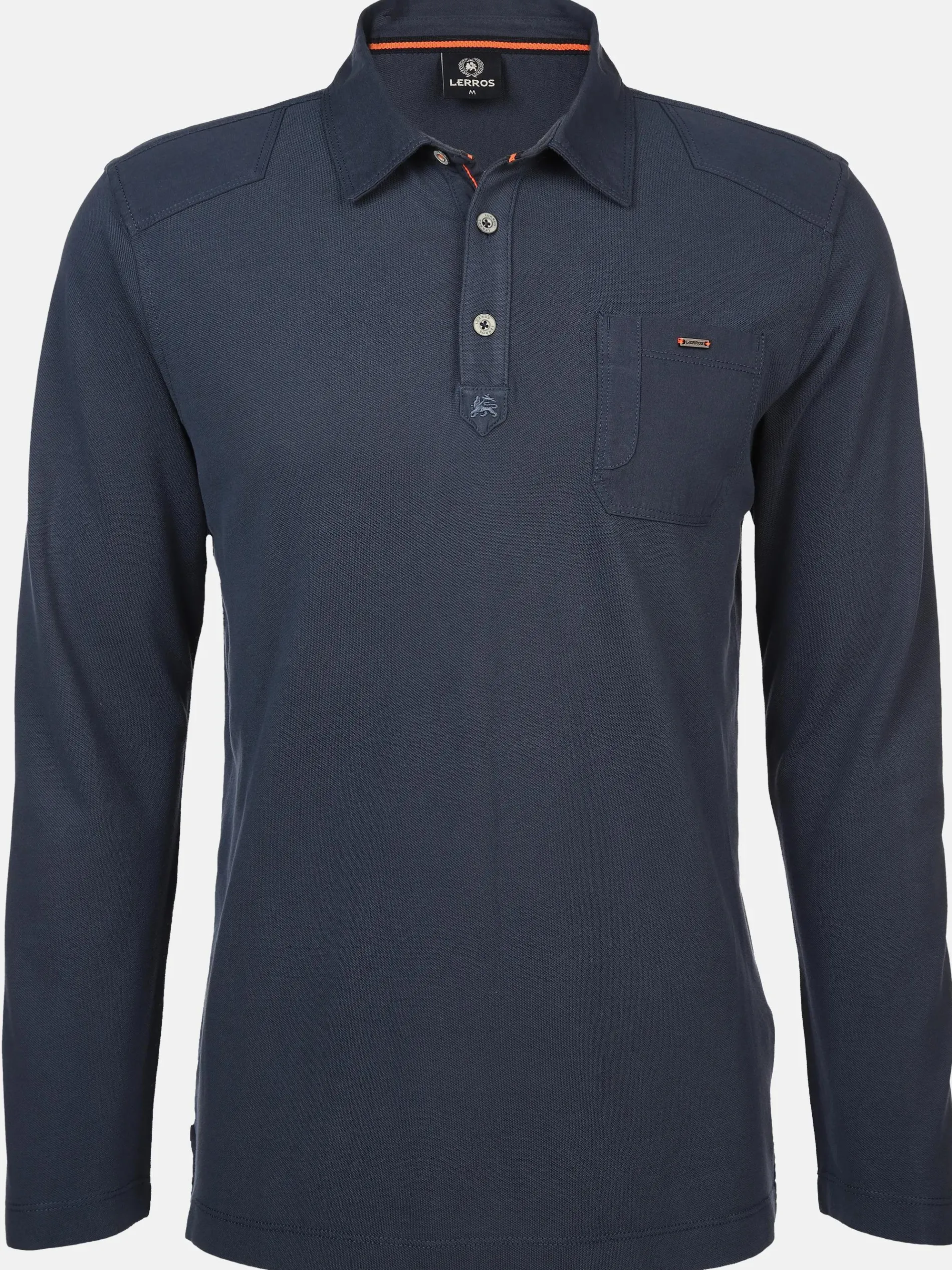 Herren Poloshirt mit langem Arm