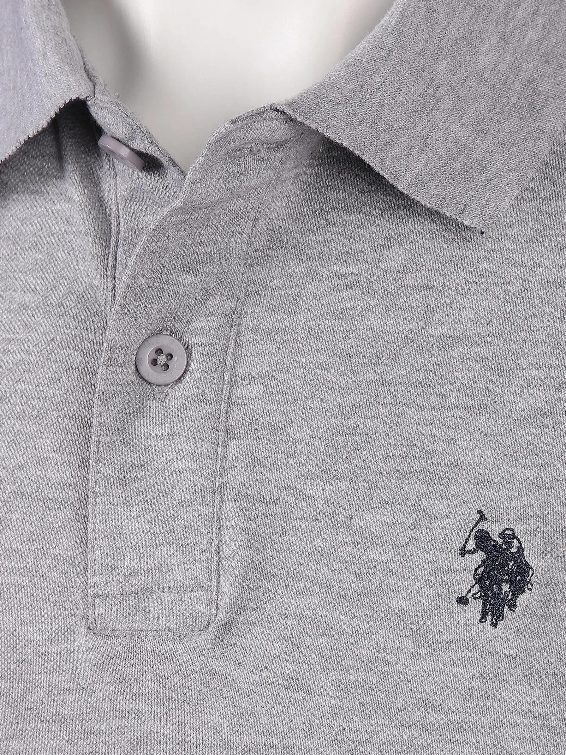 Herren Poloshirt mit langem Arm