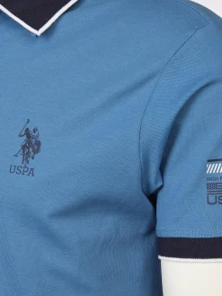 Herren Poloshirt mit Print