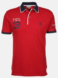 Herren Poloshirt mit Print