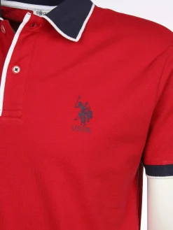 Herren Poloshirt mit Print