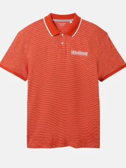 Herren Poloshirt mit Streifen