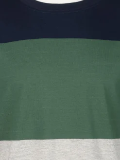 Herren Pyjama mit gestreiftem Oberteil