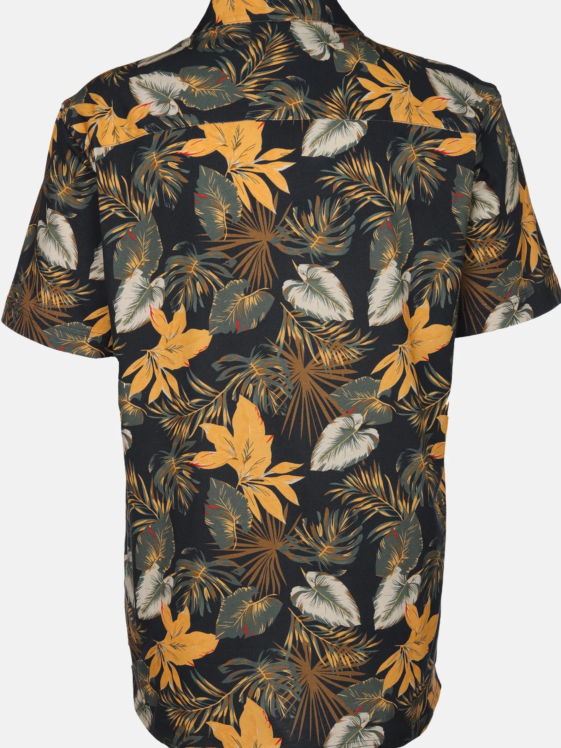 Herren Resorthemd mit kurzem Arm und Alloverprint