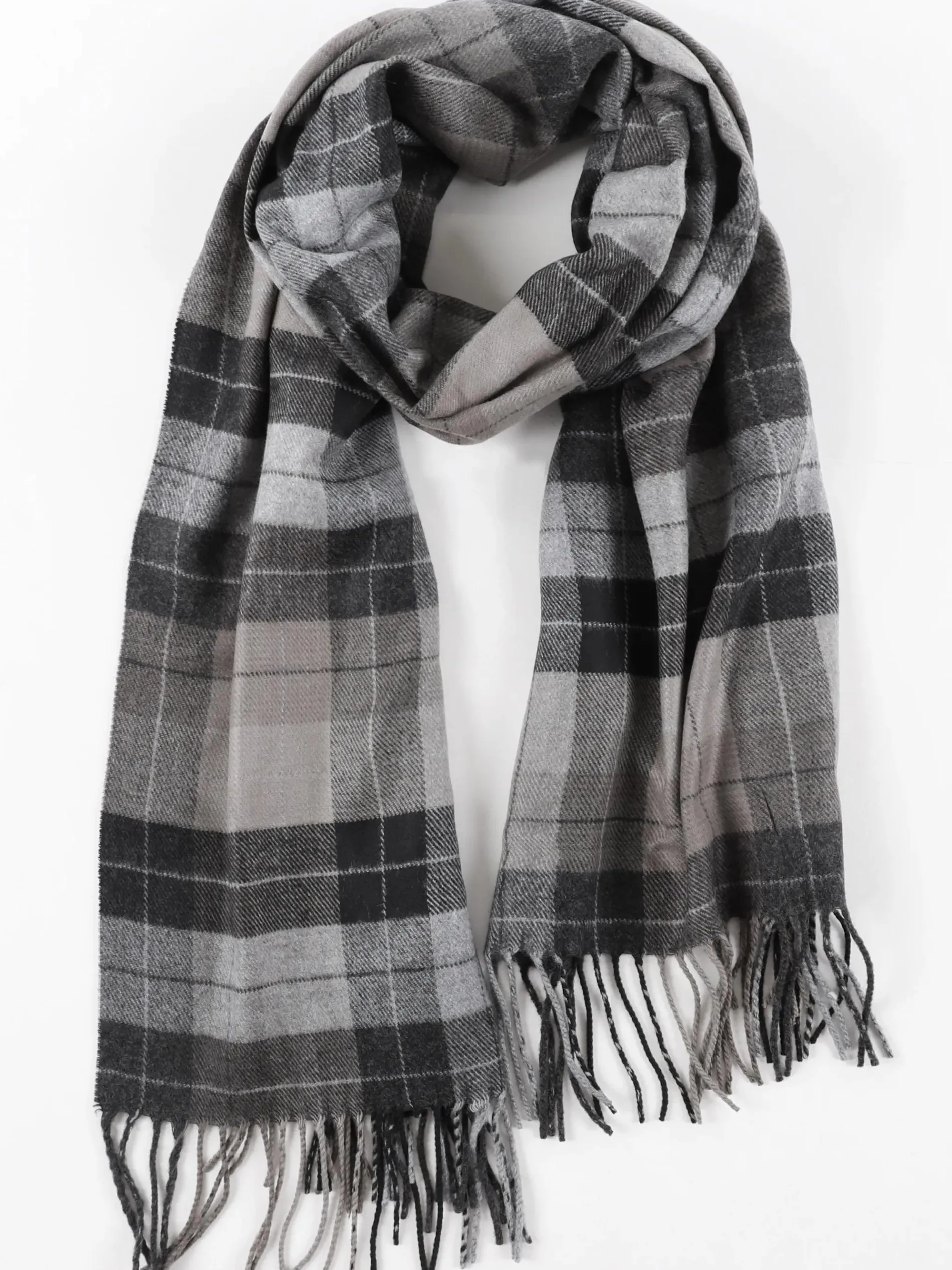 Herren Schal in karierter Optik
