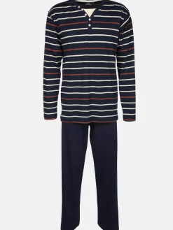 Herren Schlafanzug mit hübschem Ausschnitt