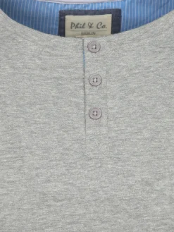 Herren Schlafshirt meliert