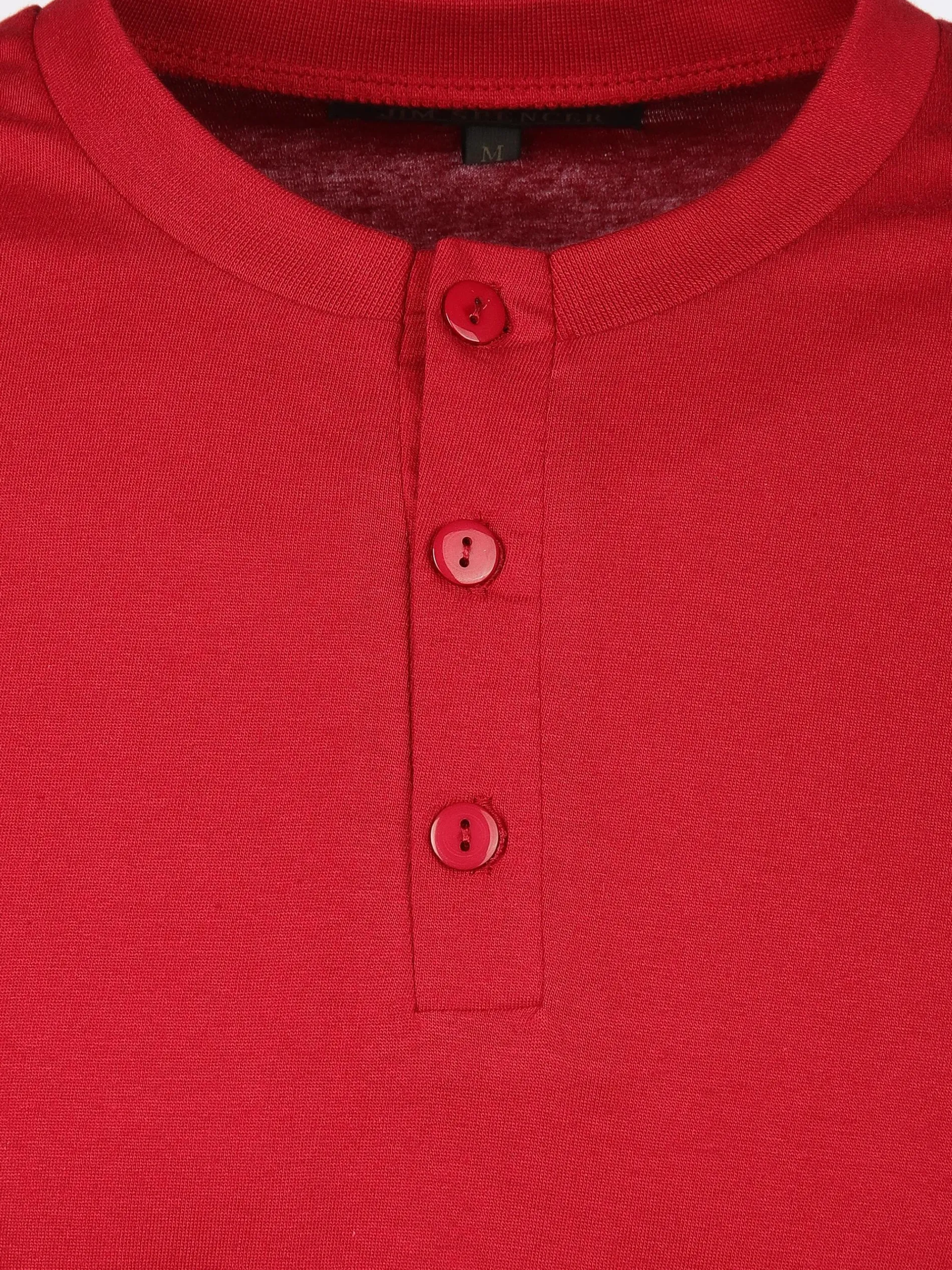 Herren Schlafshirt mit Knopfleiste