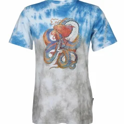 Herren Shirt im Batik Print mit coolem Motiv