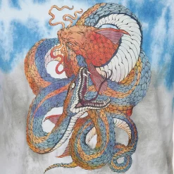 Herren Shirt im Batik Print mit coolem Motiv