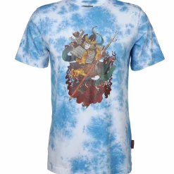 Herren Shirt im Batik Print mit coolem Motiv