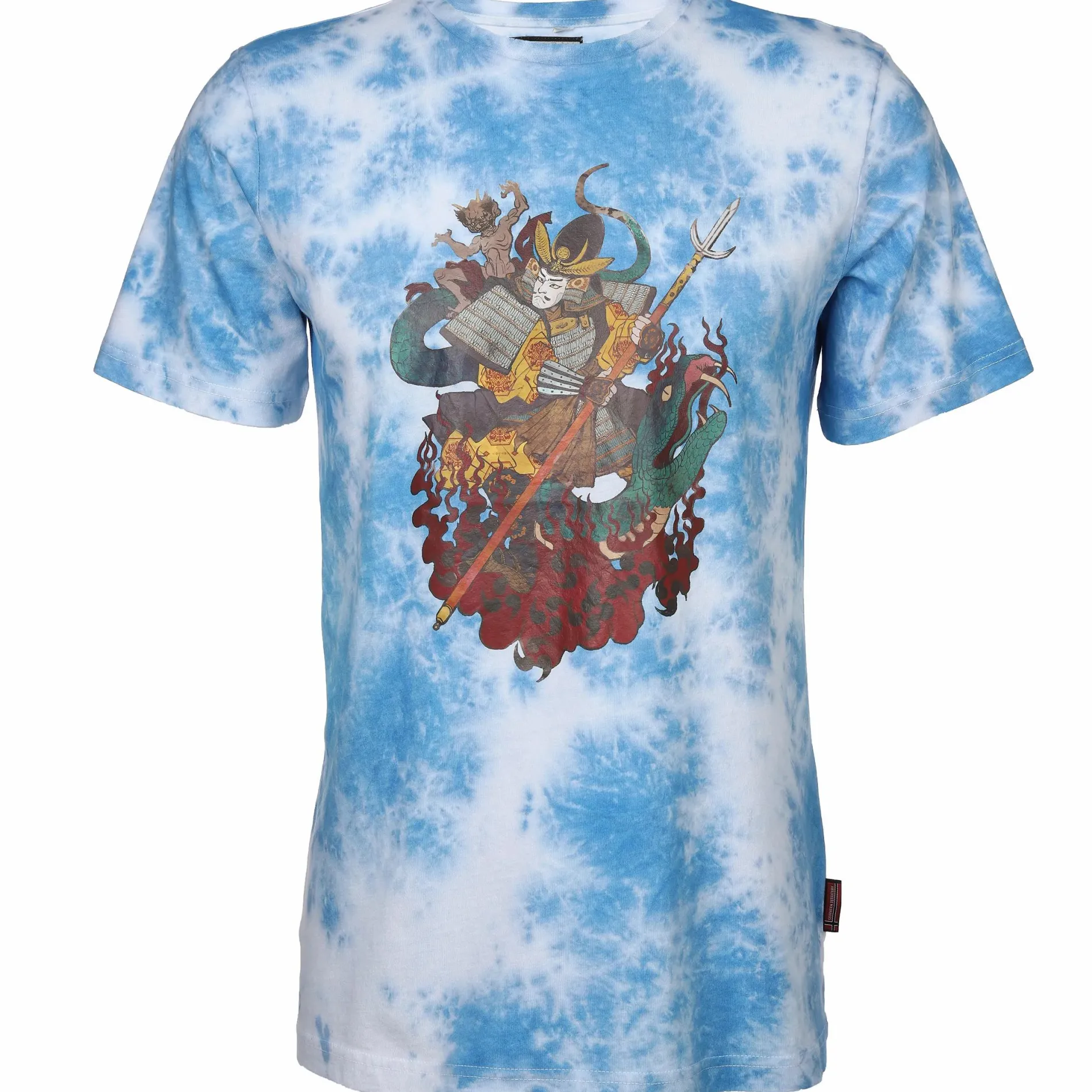 Herren Shirt im Batik Print mit coolem Motiv
