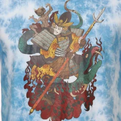 Herren Shirt im Batik Print mit coolem Motiv