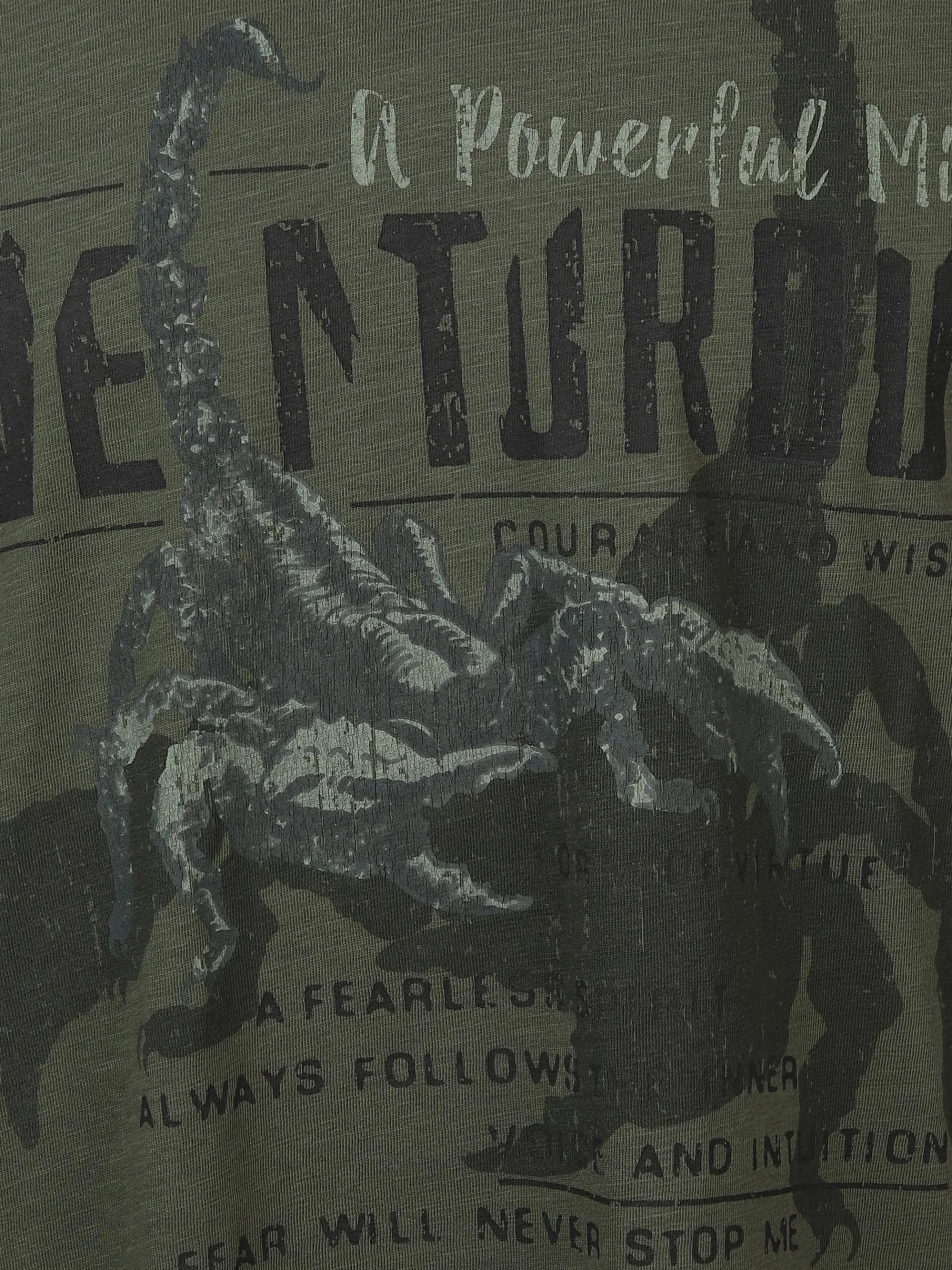 Herren Shirt mit Frontprint