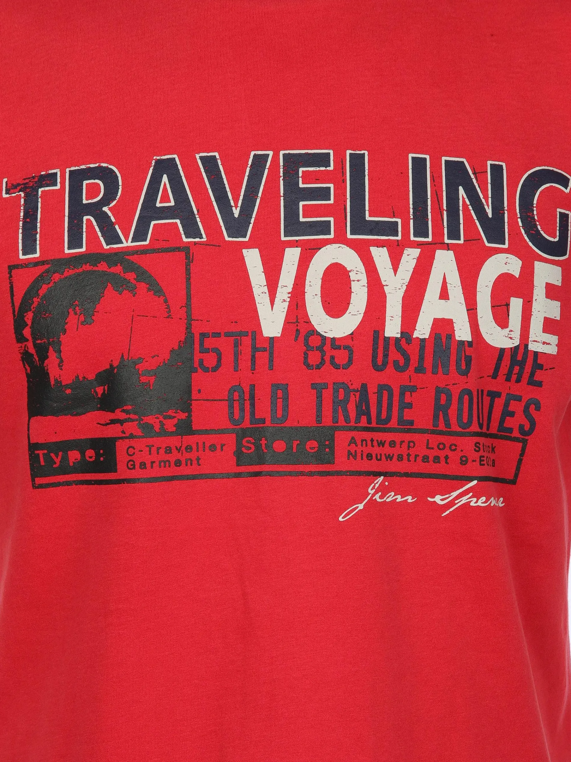 Herren Shirt mit Frontprint