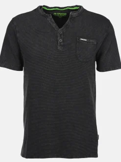 Herren Shirt mit Rippstruktur