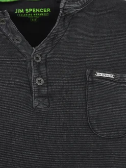 Herren Shirt mit Rippstruktur