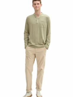 Herren Shirt mit Serafinoausschnitt