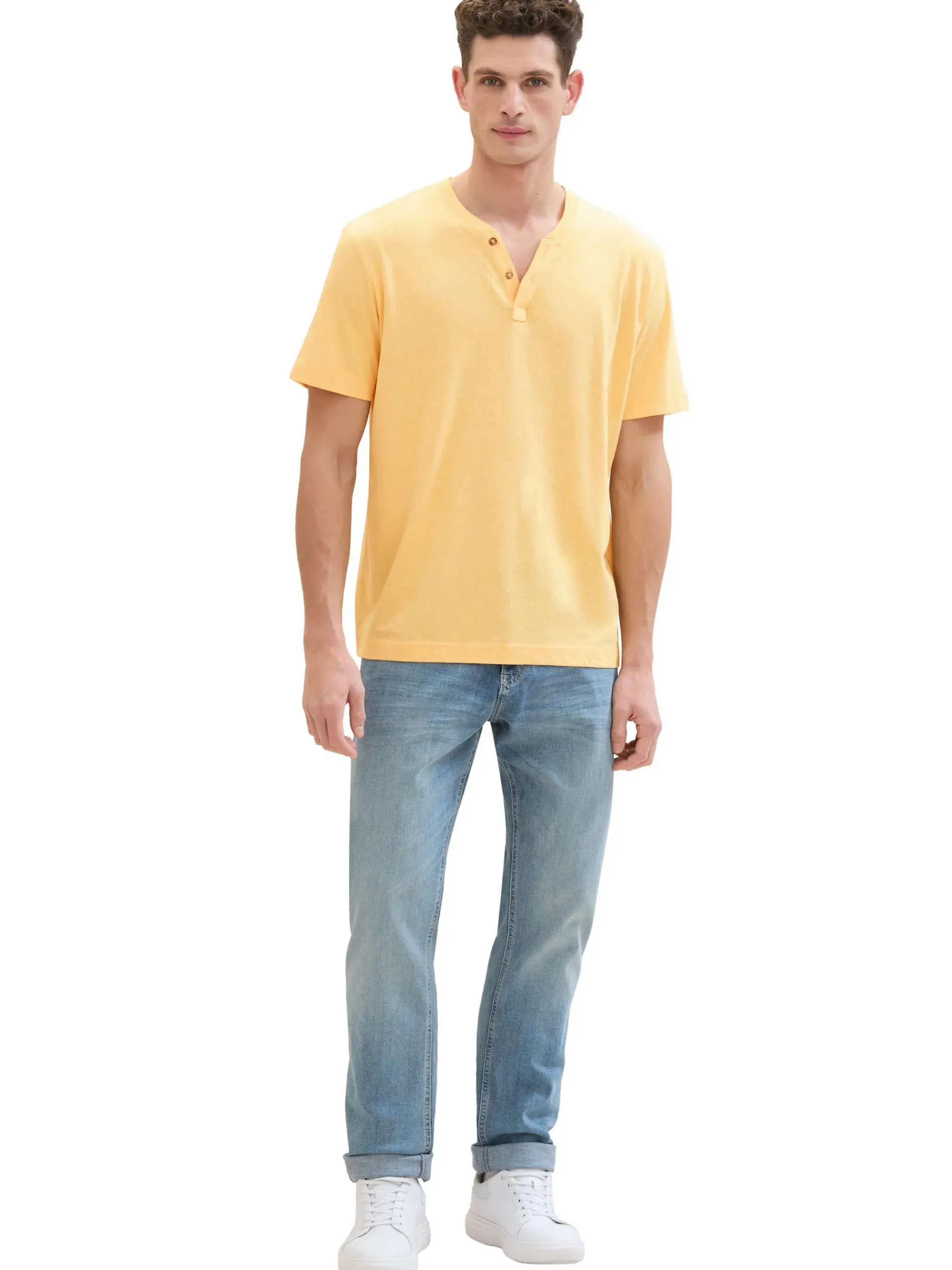 Herren Shirt mit Serafinoausschnitt